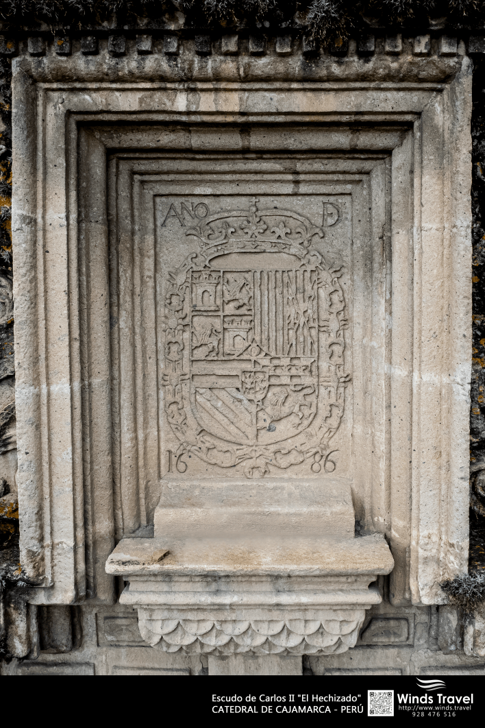 Escudo de Carlos II - El hechizado - Cajamarca